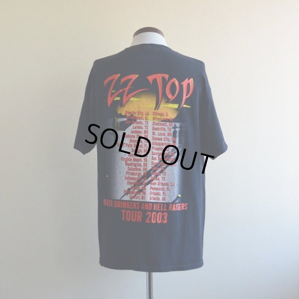 画像3: ’03 ZZ TOP BEER DRINKERS AND HELL RAISERS TOUR Tシャツ　 表記L 