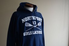 画像9: 2000s Champion リバースウィーブパーカー　 NORTHPORT GIRLS LACROSSE　 表記M  (9)
