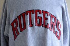 画像9: 1990s Champion リバースウィーブスウェット　 RUTGERS　 表記L  (9)