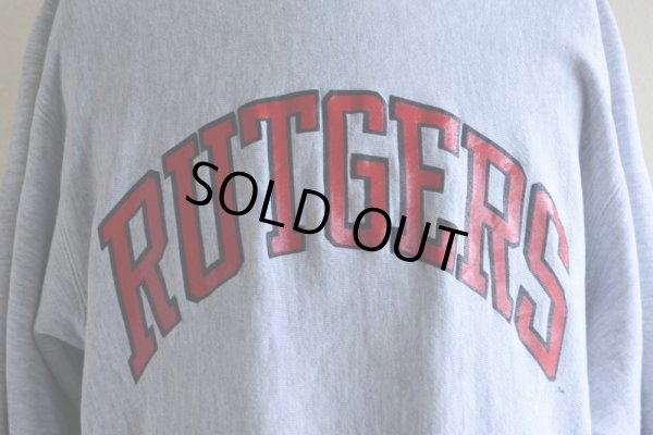 画像9: 1990s Champion リバースウィーブスウェット　 RUTGERS　 表記L 