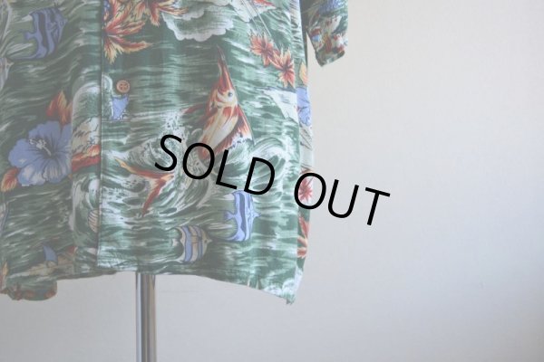 画像9: 1990s HANA BAY レーヨンアロハシャツ  表記M