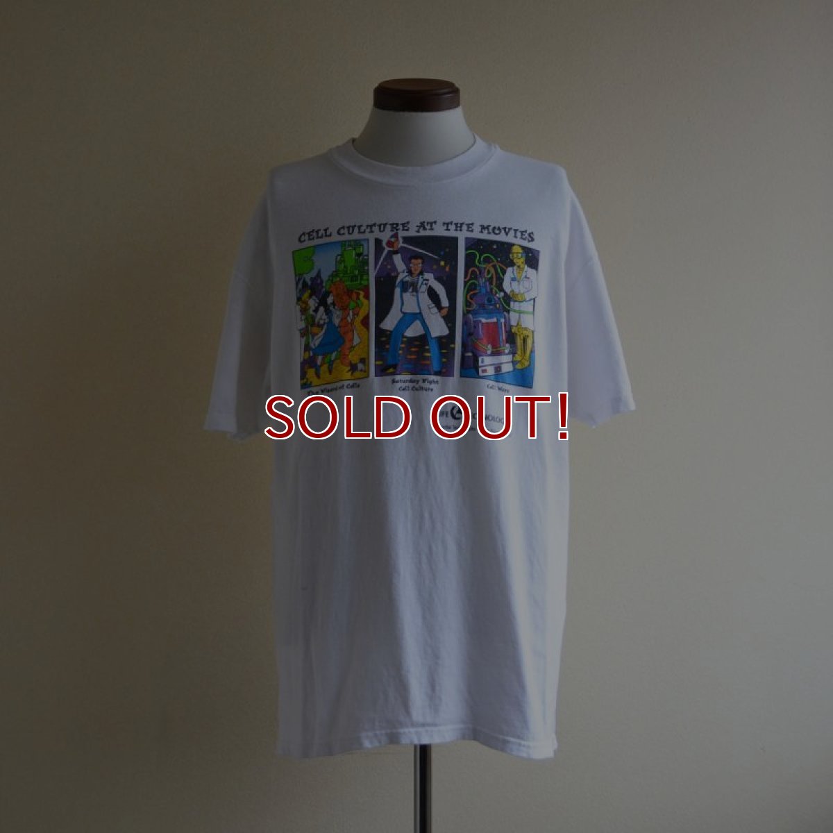 画像1: 1990-00s CELL CULTURE AT THE MOVIES パロディTシャツ　 表記L  (1)