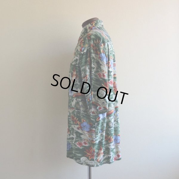 画像4: 1990s HANA BAY レーヨンアロハシャツ  表記M