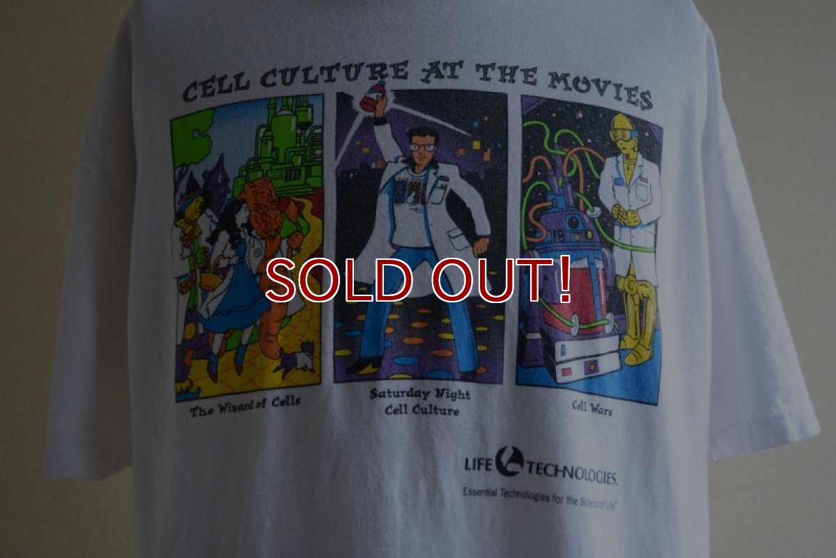 画像8: 1990-00s CELL CULTURE AT THE MOVIES パロディTシャツ　 表記L  (8)