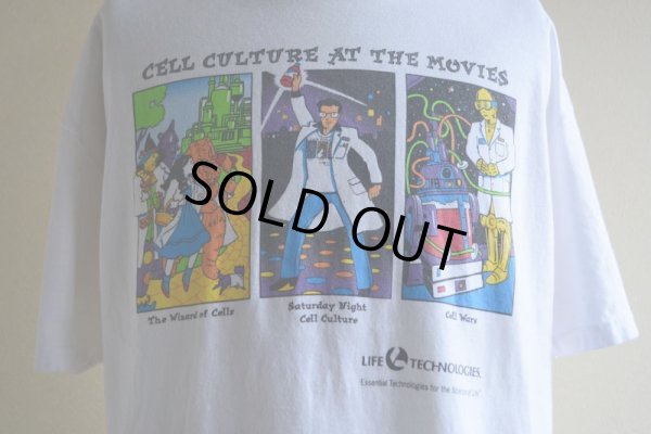 画像8: 1990-00s CELL CULTURE AT THE MOVIES パロディTシャツ  表記L