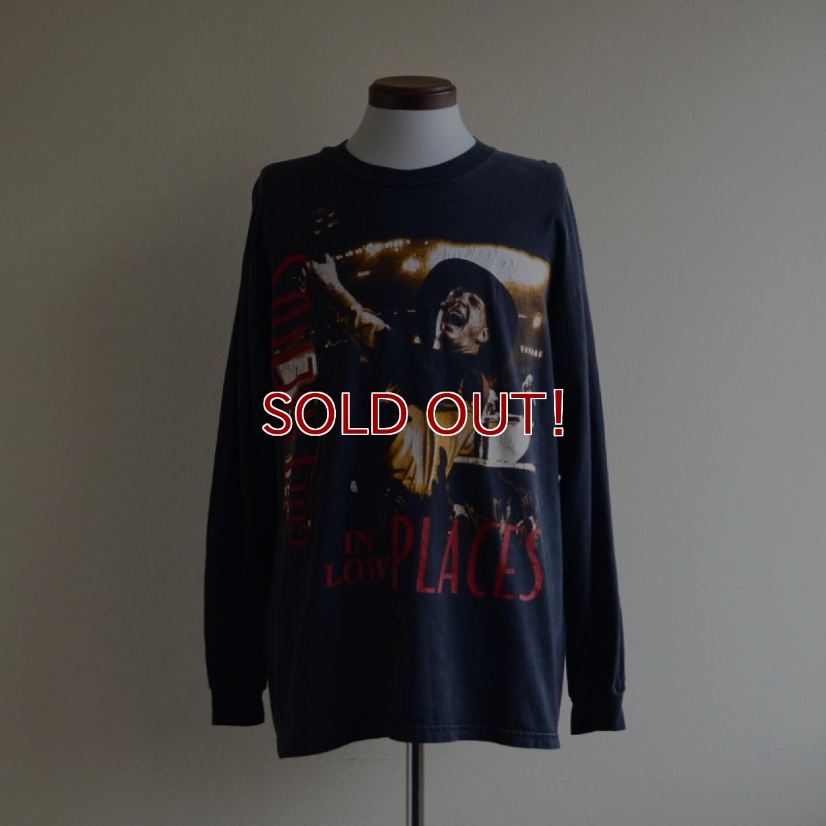 画像1: 1990s GARTH BROOKS L/S Tシャツ　 表記L  (1)