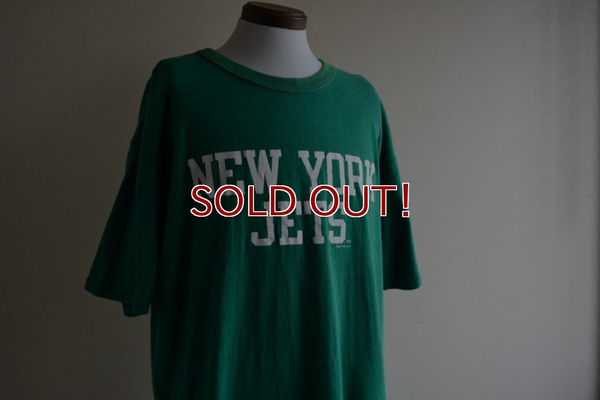 画像8: 1990s Champion NFL NEW YORK JETS プリントTシャツ　 MADE IN USA　 表記XL  (8)