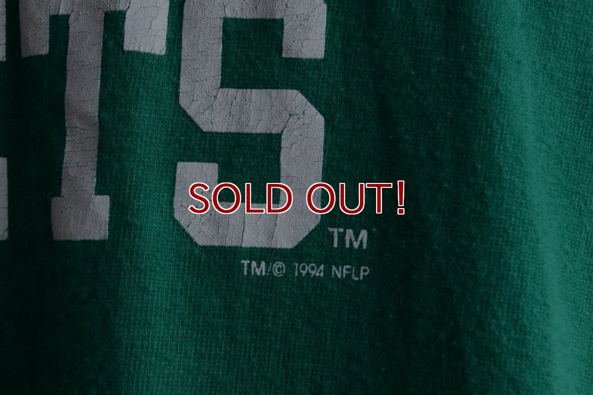 画像10: 1990s Champion NFL NEW YORK JETS プリントTシャツ　 MADE IN USA　 表記XL  (10)