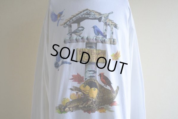 画像8: 2000s Bird Bounty CAFE L/S Tシャツ  表記L