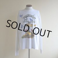 2000s Bird Bounty CAFE L/S Tシャツ　 表記L 