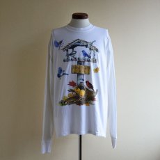画像1: 2000s Bird Bounty CAFE L/S Tシャツ　 表記L  (1)
