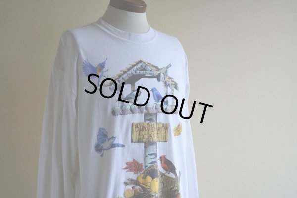 画像7: 2000s Bird Bounty CAFE L/S Tシャツ  表記L