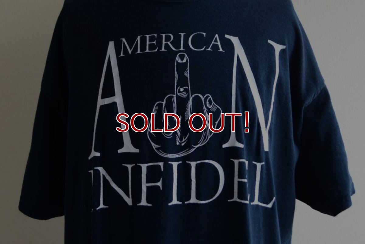 画像9: AMERICAN INFIDEL F〇CK Tシャツ　 表記XL  (9)