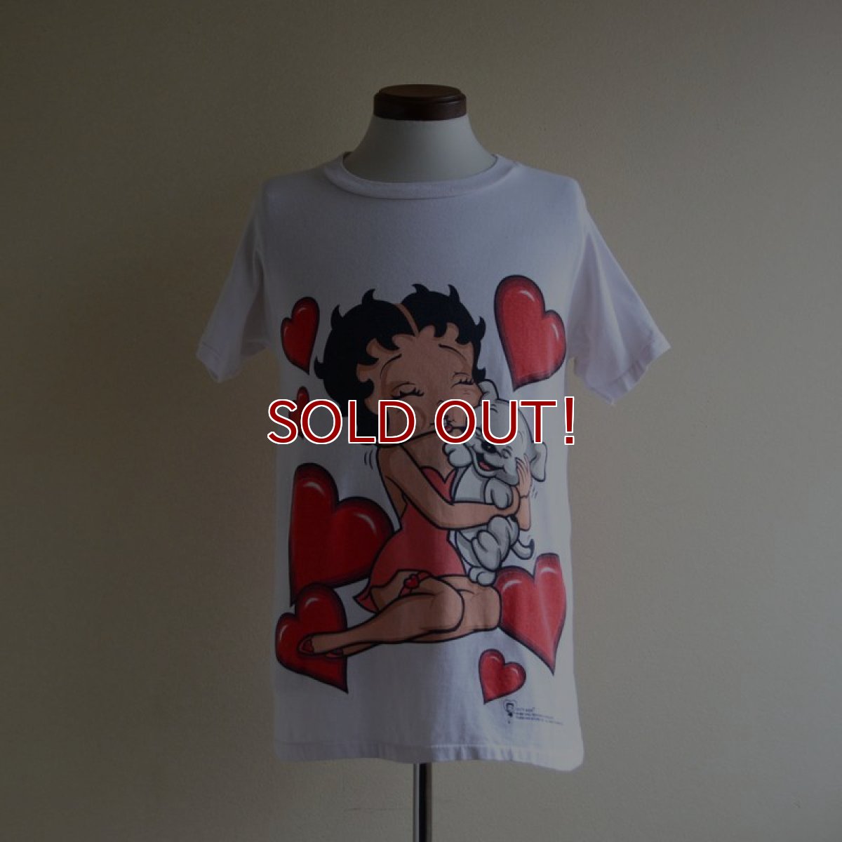 画像1: 1990s Betty Boop プリントTシャツ　 MADE IN USA　 表記S  (1)