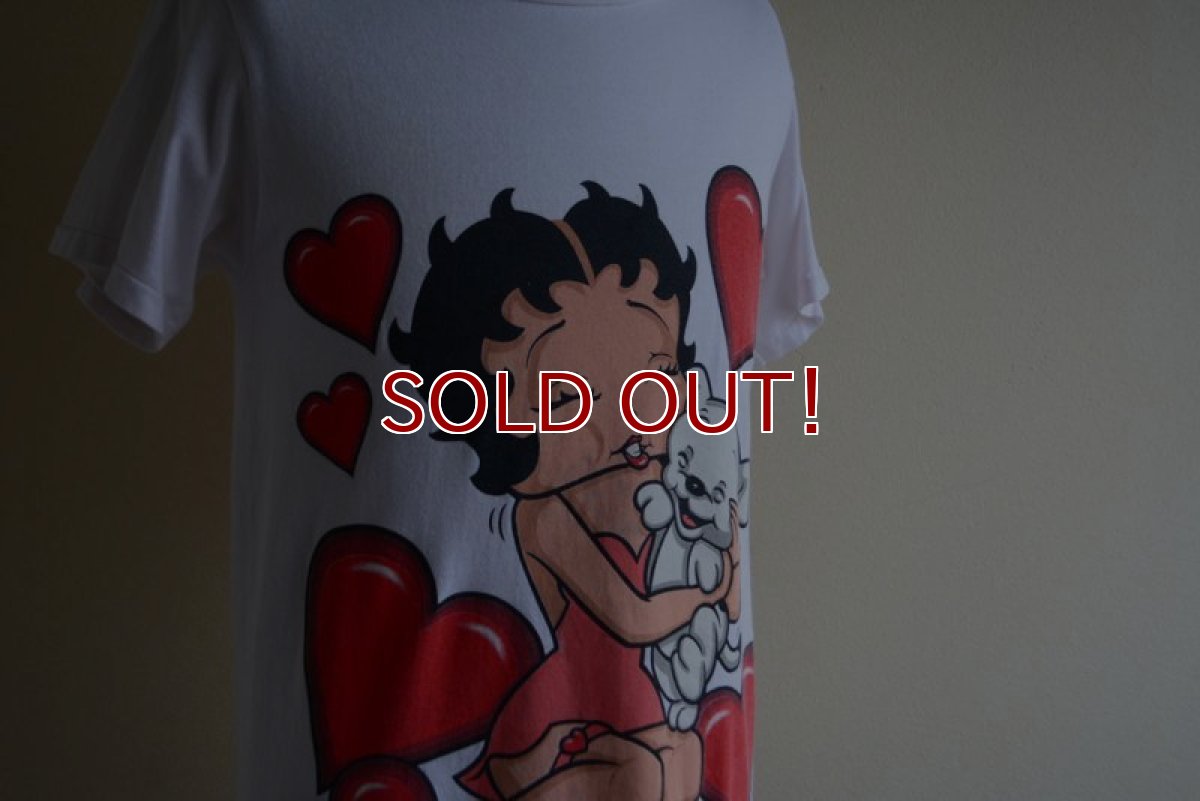 画像8: 1990s Betty Boop プリントTシャツ　 MADE IN USA　 表記S  (8)