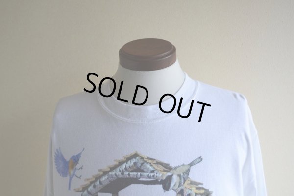 画像6: 2000s Bird Bounty CAFE L/S Tシャツ  表記L