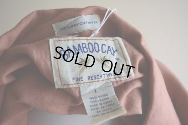 画像5: BAMBOO CAY レーヨンアロハシャツ  表記L