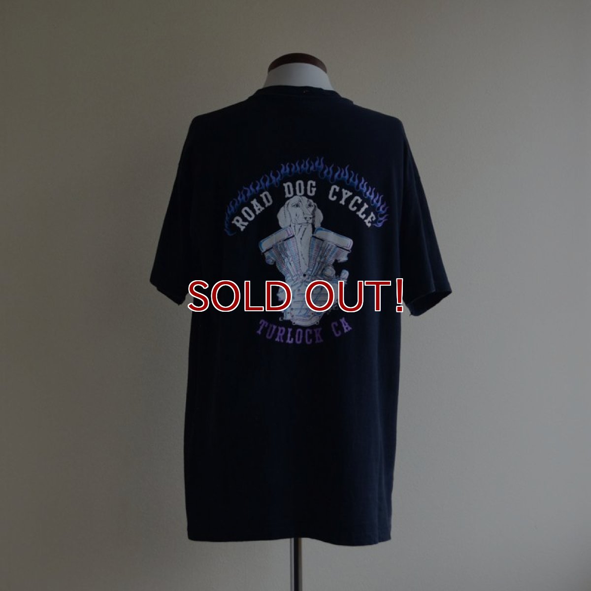 画像3: 1990s FUCK HELMETS モーターサイクルTシャツ　 MADE IN USA　 表記L  (3)