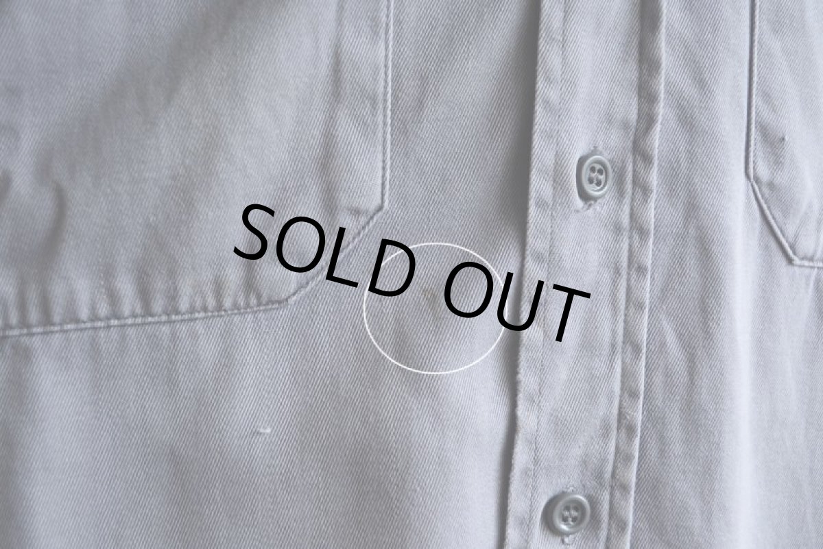 画像12: 1950s〜 PENNEY'S BIGMAC マチ付きワークシャツ　 ARMY CLOTH　 実寸L  (12)