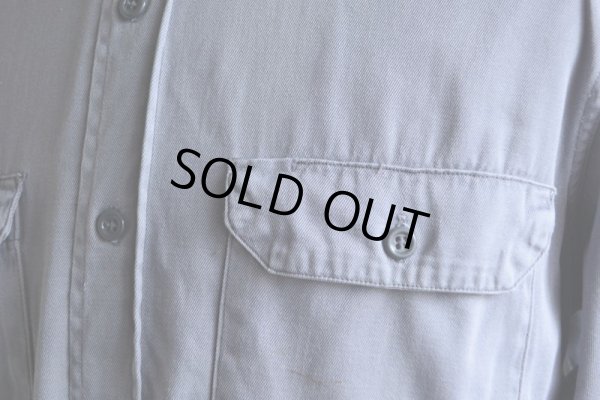 画像7: 1950s〜 PENNEY'S BIGMAC マチ付きワークシャツ　 ARMY CLOTH　 実寸L 