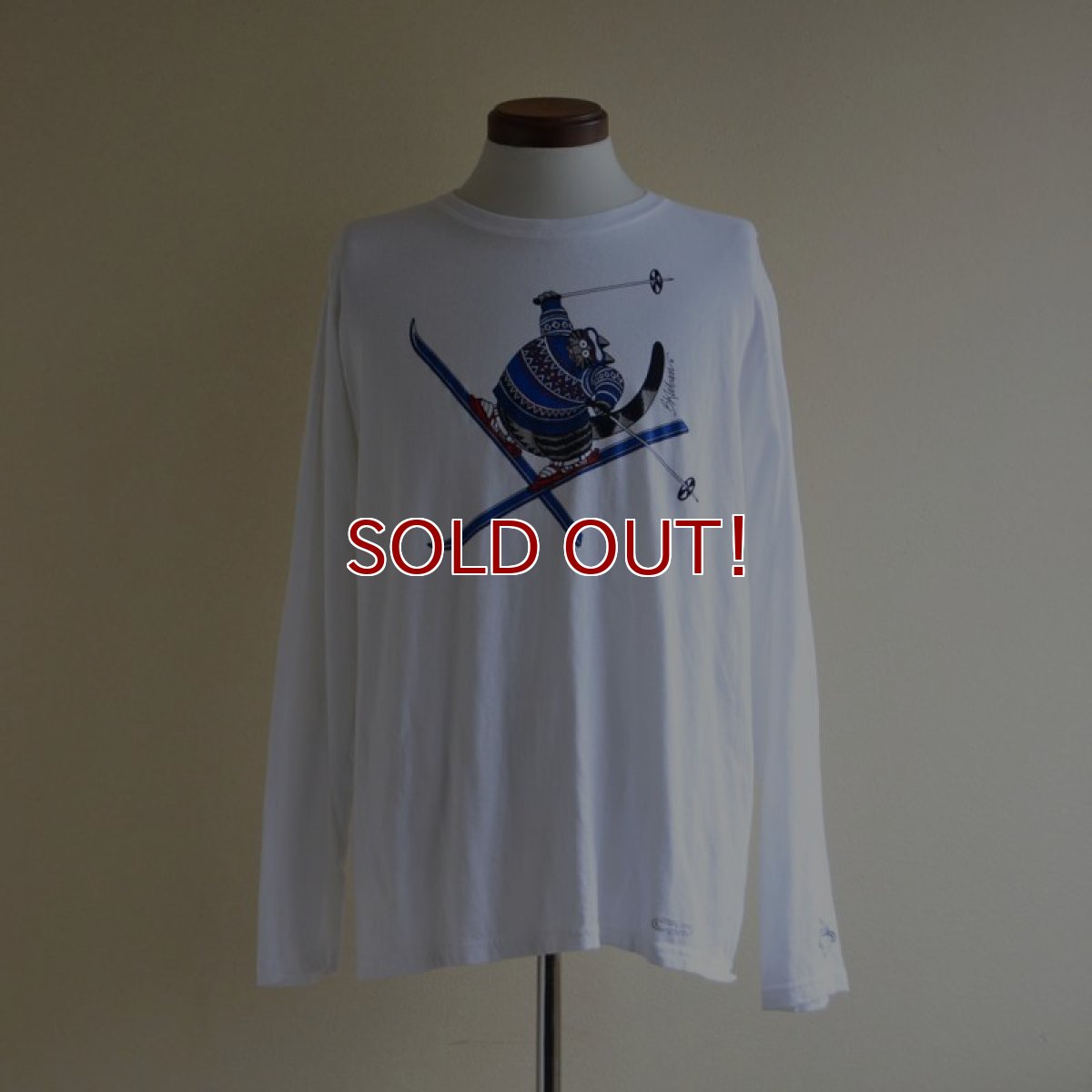 画像1: CRAZY SHIRTS L/S Tシャツ　 両面プリント　 表記XL  (1)