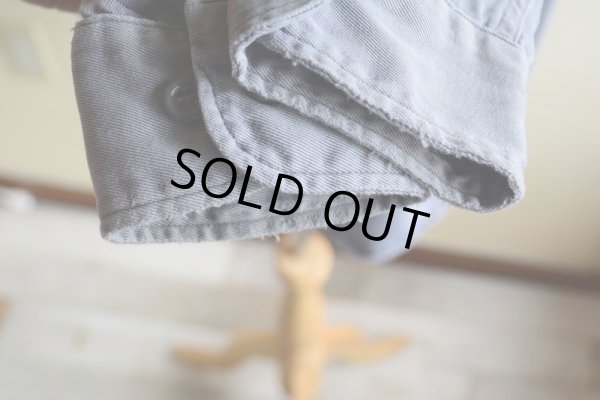 画像15: 1950s〜 PENNEY'S BIGMAC マチ付きワークシャツ　 ARMY CLOTH　 実寸L 