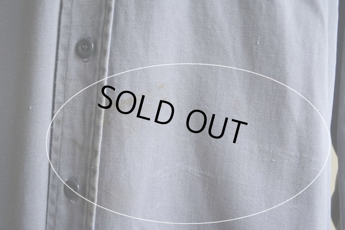 画像13: 1950s〜 PENNEY'S BIGMAC マチ付きワークシャツ　 ARMY CLOTH　 実寸L  (13)