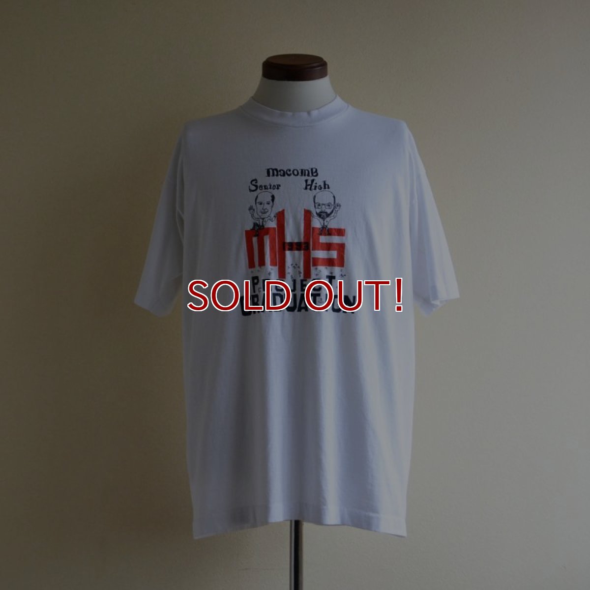 画像1: 1990s MHS 1993 プリントTシャツ　 MADE IN USA　 表記XL  (1)