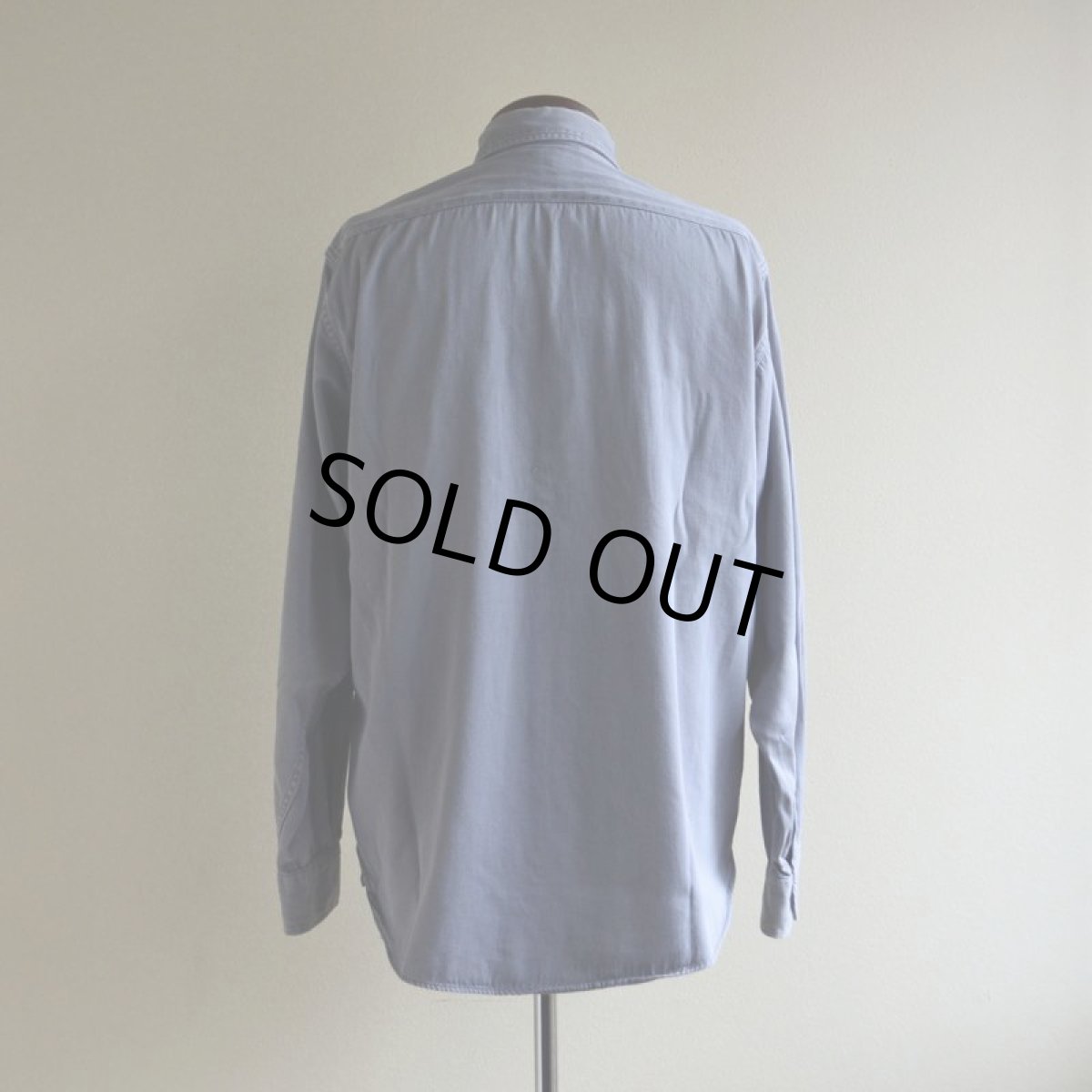 画像3: 1950s〜 PENNEY'S BIGMAC マチ付きワークシャツ　 ARMY CLOTH　 実寸L  (3)