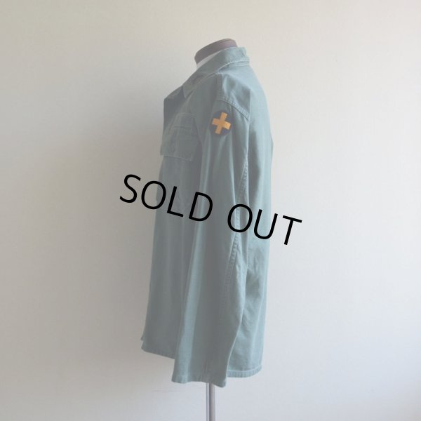 画像4: 1960s US.ARMY OG107 ユーティリティシャツ　 1st後期　 実寸M 