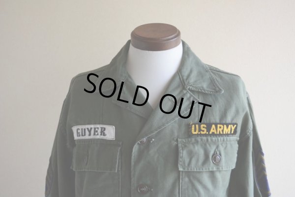 画像6: 1950s US.ARMY OG107 ユーティリティシャツ　 1st初期　 表記S 