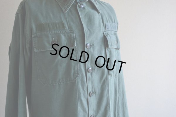 画像9: 1960s US.ARMY OG107 ユーティリティシャツ　 1st後期　 実寸M 