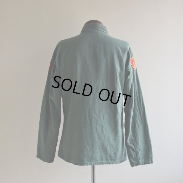 画像3: 1950s US.ARMY OG107 ユーティリティシャツ　 1st初期　 実寸M 