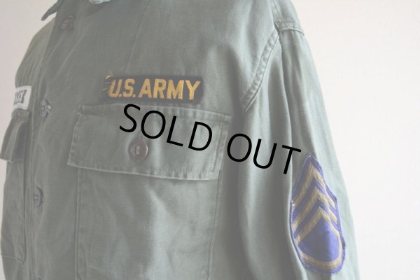 画像8: 1950s US.ARMY OG107 ユーティリティシャツ　 1st初期　 表記S 