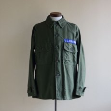 画像1: 1960s US.AIR FORCE OG107 ユーティリティシャツ　 2nd　 表記15 1/2  (1)