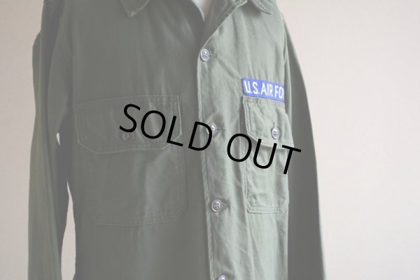 画像11: 1960s US.AIR FORCE OG107 ユーティリティシャツ  2nd  表記15 1/2
