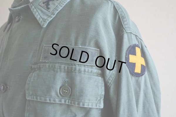 画像10: 1960s US.ARMY OG107 ユーティリティシャツ　 1st後期　 実寸M 