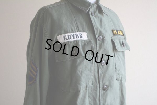 画像10: 1950s US.ARMY OG107 ユーティリティシャツ　 1st初期　 表記S 