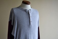 画像7: 1990s EddieBauer ヘンリーネック L/S Tシャツ　 実寸XL  (7)