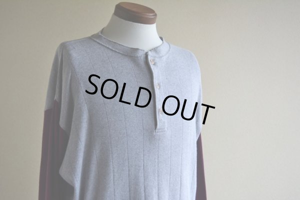 画像7: 1990s EddieBauer ヘンリーネック L/S Tシャツ　 実寸XL 