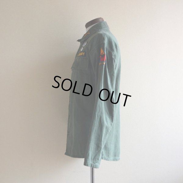 画像4: 1950s US.ARMY OG107 ユーティリティシャツ　 1st初期　 実寸M 