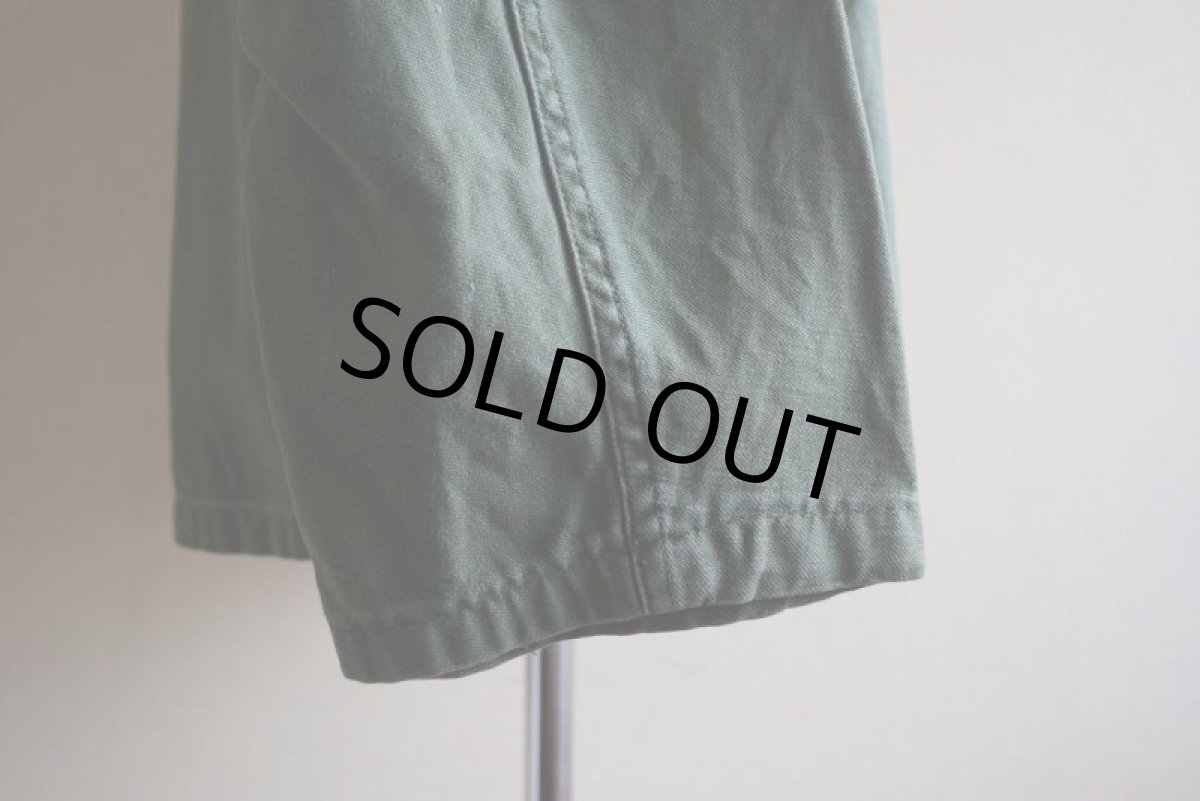 画像13: 1950s US.ARMY OG107 ユーティリティシャツ　 1st初期　 表記S  (13)