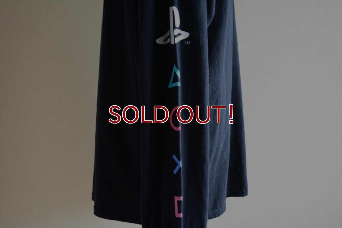画像11: PlayStation ロゴプリント L/S Tシャツ　 表記L  (11)