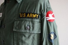画像9: 1960s US.ARMY OG107 ユーティリティシャツ　 1st後期　 表記S  (9)