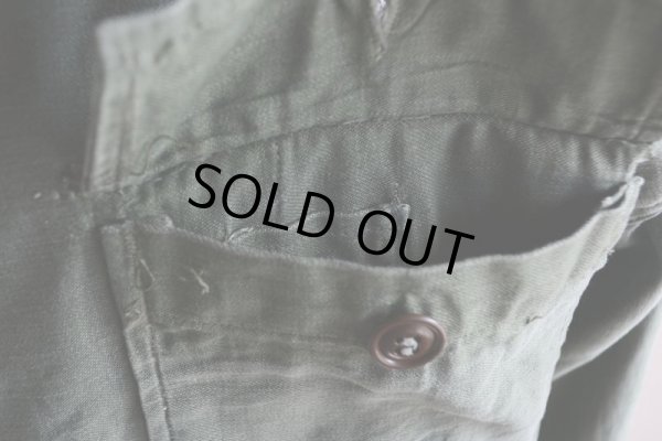 画像10: 1950s US.ARMY OG107 ユーティリティシャツ　 1st初期　 実寸M 