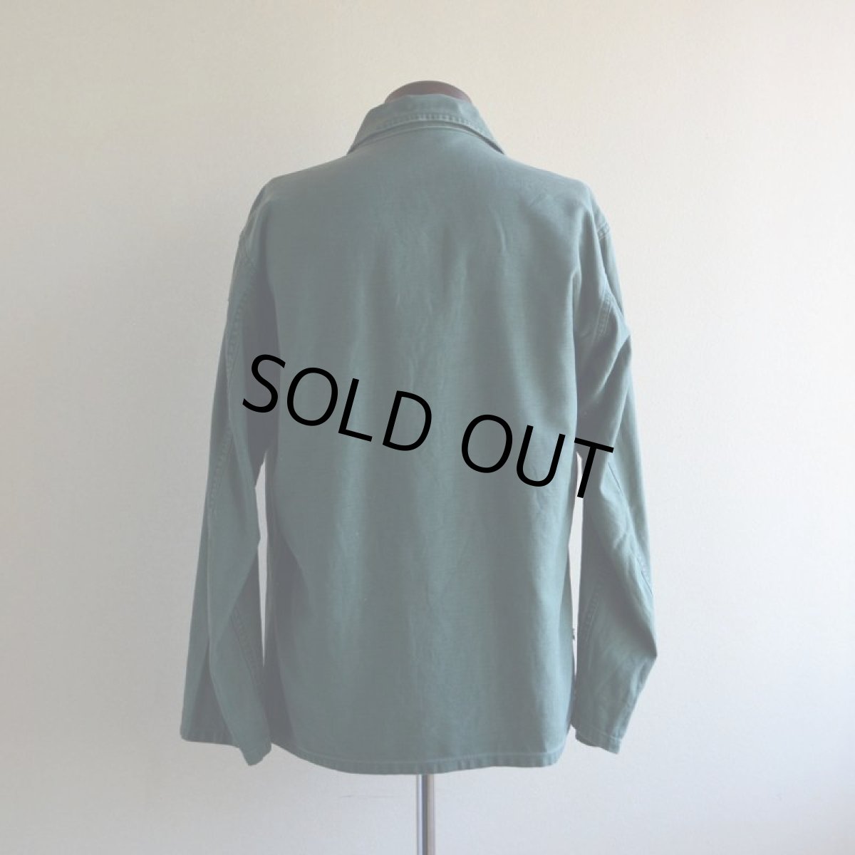 画像3: 1960s US.ARMY OG107 ユーティリティシャツ　 1st後期　 実寸M  (3)