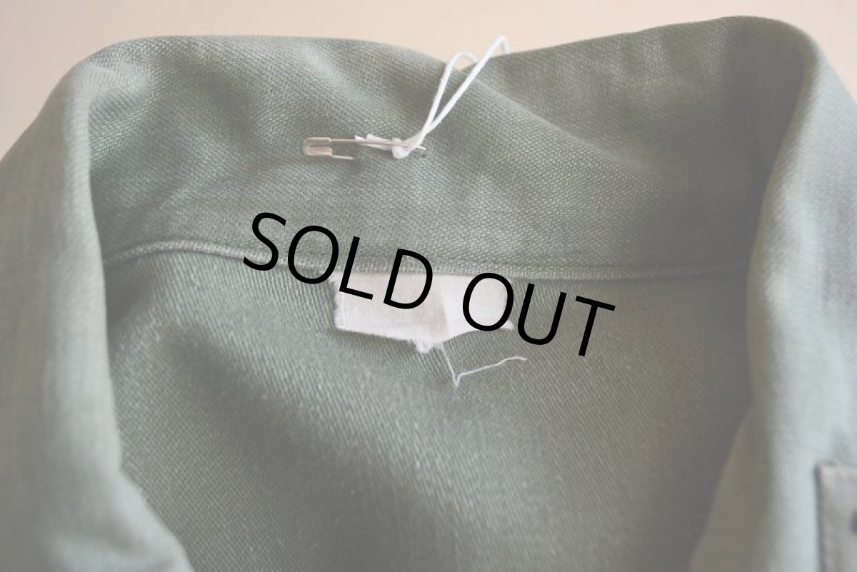 画像5: 1960s US.ARMY OG107 ユーティリティシャツ　 1st後期　 実寸M  (5)