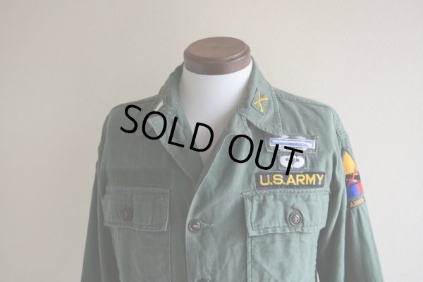 画像6: 1950s US.ARMY OG107 ユーティリティシャツ　 1st初期　 実寸M 