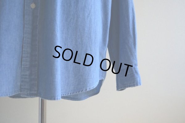 画像9: 1990s TOMMY JEANS シャンブレーシャツ  表記L