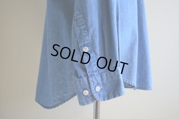 画像10: 1990s TOMMY JEANS シャンブレーシャツ  表記L